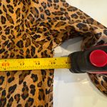 Ralph Lauren Lauren  Leopard Print Pajama Shirt Top Gold Monogram Crest Small Photo 5