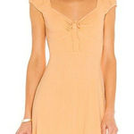 l*space L* Sirena Dress Size Small Mini Ribbed Cantaloupe Beach Resort Vacation Photo 0