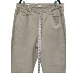 Good American  High-Rise Slim Pants – Khaki Stretch Twill, Size 16 Extra Long Photo 8