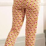 Boden Pink Orange Red White Elastic Waist Pull On Danby Trouser Pants 8R Size 8 Photo 0