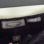 Old Navy  Women’s 10 Corduroy Velvet Black Flap Pocket Pants Y2K 2000s Photo 1