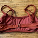 Xhilaration Rust Colored Smocked Bikini Top Photo 2