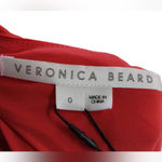 Veronica Beard  Fayla Chain Link Cutout Long‎ Sleeve Midi Dress Size 0 Photo 6