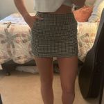 Urban Outfitters  Black Gingham Mini Skirt Photo 2