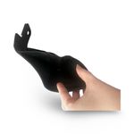 Salvatore Ferragamo black  Vara canvas pouch with a silver-tone buckle. Photo 11