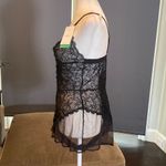 DKNY  Shapewear Teddy Romper Lace Black Adjustable Straps Size L NWT Photo 5