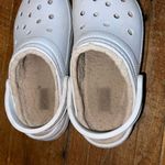 Crocs light blue washable rubber lined W6 orthotic arch support shoes Photo 1