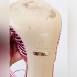 Gucci Crawford Metallic Pink leather Knotted ankle strap sandals EU 40 Photo 6