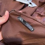 ZARA  Women's Brown Dress Photo 4