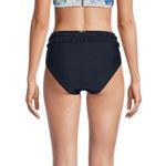 Tommy Hilfiger ‎ Ruffle Trim Bikini Bottom Dark Blue M Photo 4