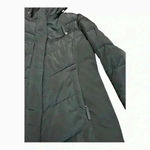 Calvin Klein Performance Women Black Puffer Jacket W Hood Knee Length Sz XL -10 Photo 6