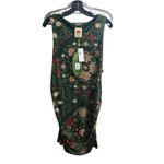 Farm Rio  Women’s Pineapple Garden Stretch Tulle Body-Con Dress Green XL New Photo 1