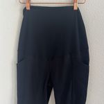 Zella  Black Mamasana Live In Maternity Leggings Over the Bump Black Small Photo 3