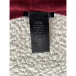 Ann Taylor  Womens Burgundy Red Lace Pullover Sweater Top 3/4 Sleeve Size XS Photo 7