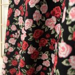 Acting Pro  Black Rosebud Ruffle Blouse | NWOT | Size 1X | Feminine & Flow Photo 3