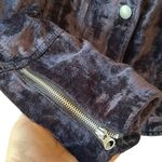 Free People Dusk Till Dawn Black Velvet Jacket Photo 7