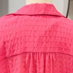 Free People Pink Love Life Sheer Buttondown Photo 3