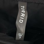 Torrid  Wireless Flounce Bikini Top Sz 3 Black Photo 4