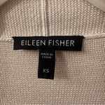 Eileen Fisher Bone Silk/Cotton Angled Shaped Front Cardigan size extra small Photo 3