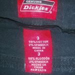 Dickies  3 Genuine Cotton Stretch Jeans Work Pants in Black Photo 8
