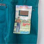 Wrangler vintage deadstock collab w/womens pro rodeo association turquoise jeans Photo 4