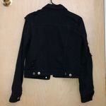 Revamped  denim black jean jacket Photo 4