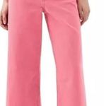 Gap High Rise Pink Wide-Leg Cropped Jeans Sz16/32R-EUC Photo 0