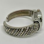 Geneva women’s quartz analog watch gold silver tone 27mm case cuff bracelet 6” Photo 4