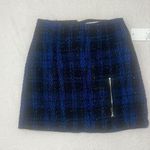 SO  Blue and Black Pencil Mini Skirt for Casual Wear Size 5 Photo 0