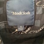 Modcloth Community Brunch Black Sleeveless Dog Print Shirtdress size small Photo 6