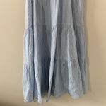 MinkPink Aries Tiered Midi Dress In Blue/white Stripe Size M Blue Size M Photo 7