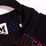 Missoni Cotton Blend Multi Color Woven Knit Stretch Short Sleeve Sweater Dress Photo 2