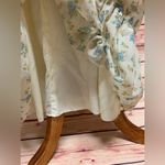 Vintage Floral High Neck Crochet Long Sleeve Prairie Dress Photo 9