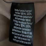 Victoria Sport Women's Gold Metallic Zip Up High Neck Crop Bomber Coat Jacket XS Photo 4