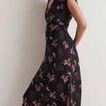 Madewell Wide V-Neck Midi Floral Dress Size 0 Photo 2