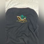 Victoria Jones Vintage  Holiday Christmas Santa Claus Sled Sweater Cardigan - S Photo 11