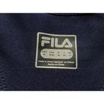 FILA  Sports Bra High Impact Blue Running Women Medium Logo Gym Crossfit Athlete Photo 2