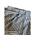 Love Tree Love Tree Striped Paperbag shorts Size Medium Blue and White Belted Photo 1