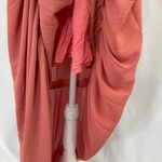 One One Six New Open Back High Neck Sleeveless Tiered Maxi Dress Clay Size Large Photo 7