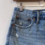 Madewell  Relaxed Denim Shorts in Homecrest Wash Ripped Edition Size 26 Photo 7