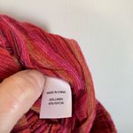 Drew 🌞Anthro Emerson Red Striped Linen Blend Strapless Split Leg Jumpsuit Photo 4