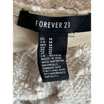 Forever 21  Dress Womens M Beige 3/4 Sleeve Mini Body Con Dress Sequin Sparkle Photo 5