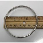 Monet Vintage  Bangle‎ Bracelet Silver tone Herringbone Chevron Etched Jewelry Photo 9