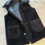 Coach New  Reversible Shearling Vest Black Outerwear Womens Size 4 Quiet Luxury Photo 14