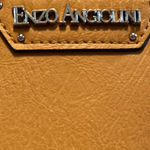 Enzo Angiolini Gold Multi-Section Crossbody Bag Faux Leather Photo 4