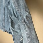 Reformation  distressed denim jacket Photo 9