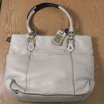 New B Makowsky Gold Silver Detail Tan Leather Handbag/Purse Duster Bag 13”x17” Photo 0