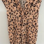 Cupshe  animal print summer dress, peach, medium Photo 4