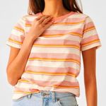 Faherty Sunwashed Beachy Striped Cotton Breathable T Photo 0
