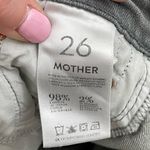 MOTHER The Dropout Jeans in Holy Smokes Size 26 Black Grey Wash Photo 10